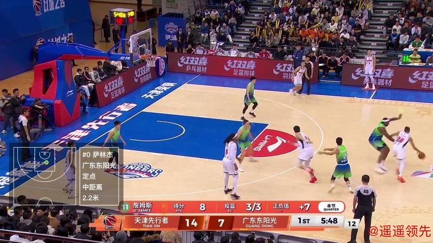 CBA-萨林杰25+13萨姆纳17分 广东胜天津迎8连胜